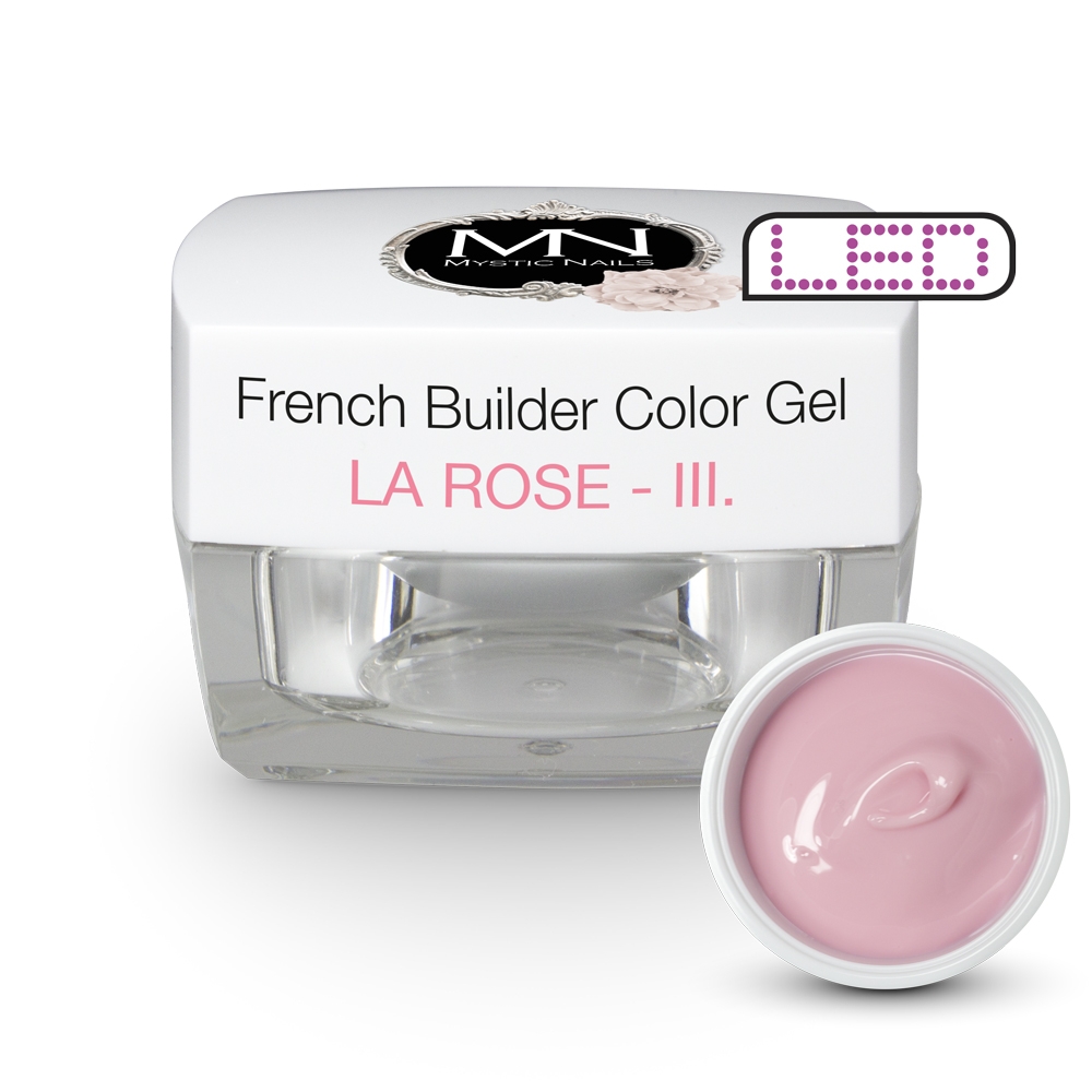 French Builder Color Gel - III. - La Rose -15g
