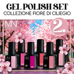 Gel Polish Set 02 - Collezione Fiore di Ciliegio (HEMA&TPO-free) - 6 pz x 6ml