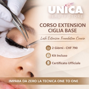 1. Corso Extension Ciglia Base – Lash Extension Foundation Course