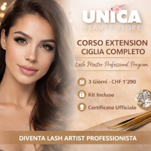 3. Corso Extension Ciglia Completo – Lash Master Professional Program